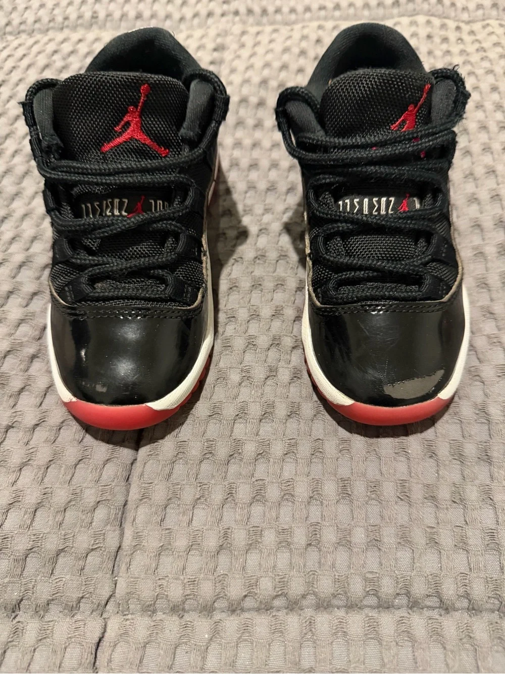 Nike Air Jordan 11 Retro Low “Bred” Toddler Shoes – Size 11C